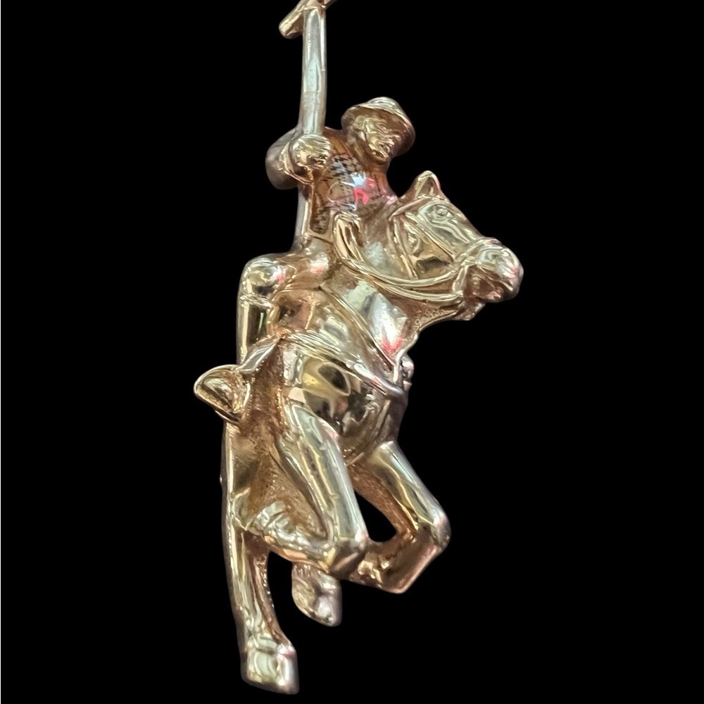 Burberry Polo Player Pin